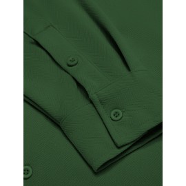 Men's Oxford Shirt Long Sleeve Dress Shirts Casual Button Down Shirts Regular Fit