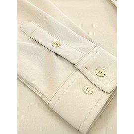 Men'S Long Sleeve Wrinkle Free Shirt Casual Button Down Shirt for Men Untucked Shirts with Pocket