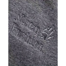 Men's Cozy Fleece-Lined Stand Collar Sweatshirt - Casual Cotton Blend, Long Sleeve Pullover for Fall & Winter