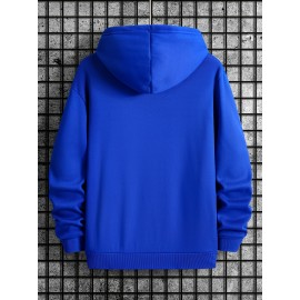 IT'S A JAY THING Print Hoodie, Cool Hoodies For Men, Casual Hooded Sweatshirt With Kangaroo Pocket For Winter And Fall